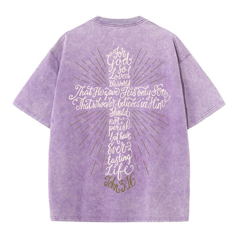 For God So Loved The World Oversized Tee