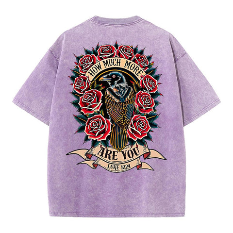 How Much More Are You Christian Washed T-Shirt
