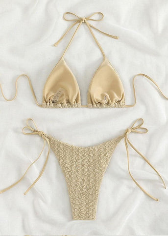 Sand Dune TextuRed Bikini Set