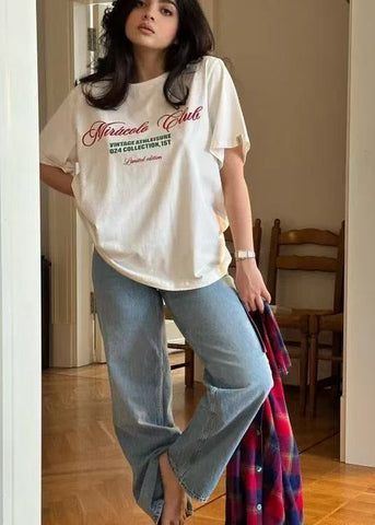 Miracolo Club Tee - Oversized Graphic Cotton T-Shirt