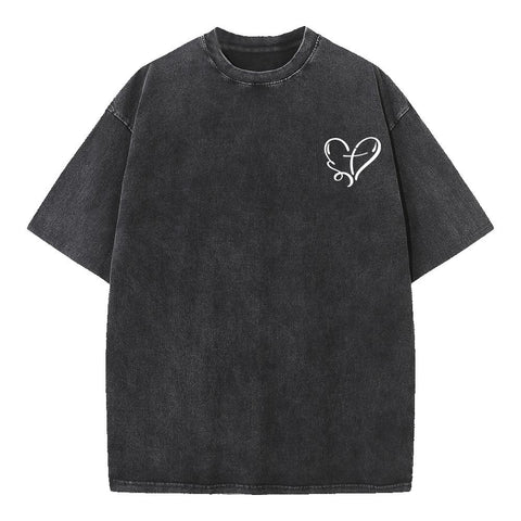 Faith Over Fear Angel Wings Oversized Tee