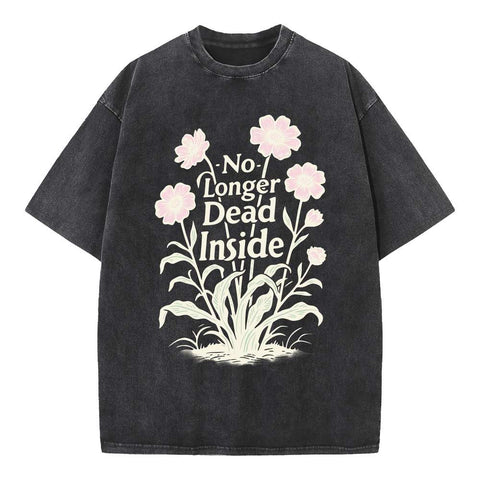 No Longer Dead Inside Floral Graphic Tee