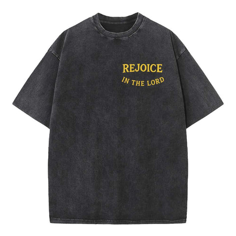 Rejoice in the Lord Angel Oversized Tee