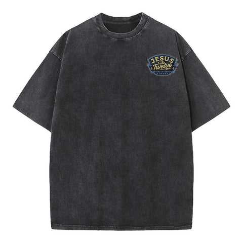 Jesus Salvation Tour Chrsitian Washed T-Shirt