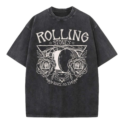 Rolling Stones Retro Christian Washed T-Shirt