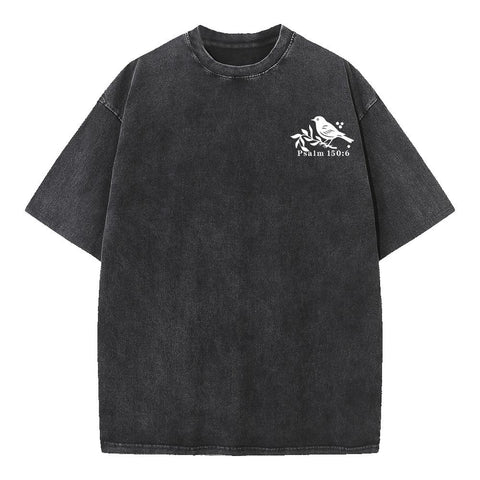 Let Everything That Has Breath Christian Washed T-Shirt