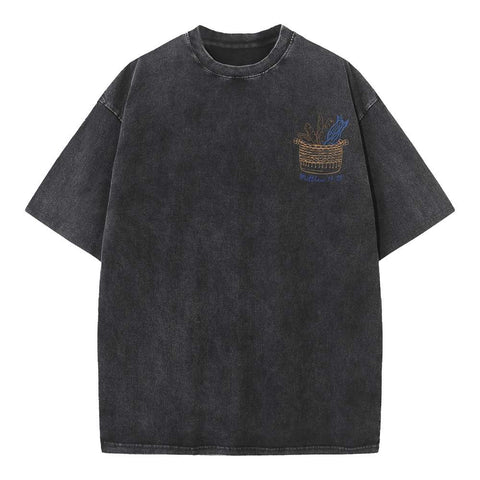 Fish & Loaves Christian Washed T-Shirt