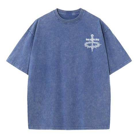 Never Forsaken Oversized Jesus Graphic Tee