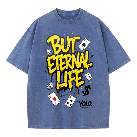 Eternal Life Streetwear Oversized Graphic Tee