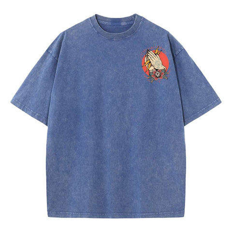 Pray About It Chrsitian Washed T-Shirt