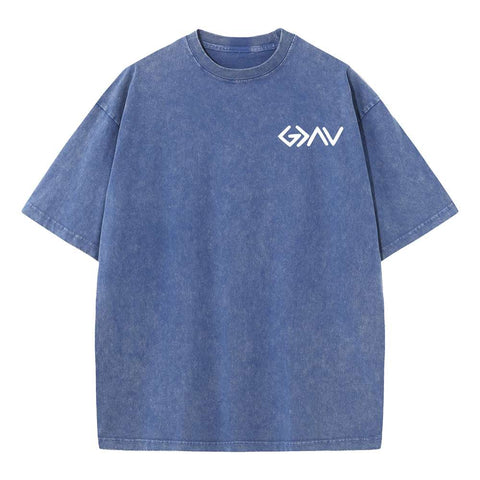 God Is Greater Than The Highs And Lows Christian Washed T-Shirt
