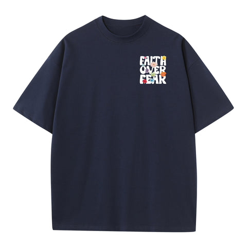 Faith Over Fear Floral Graphic Tee