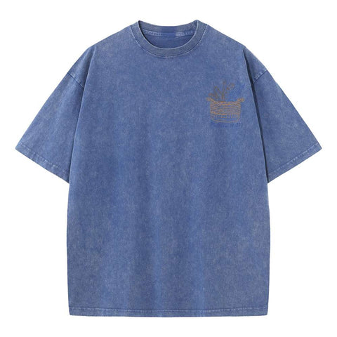 Fish & Loaves Christian Washed T-Shirt