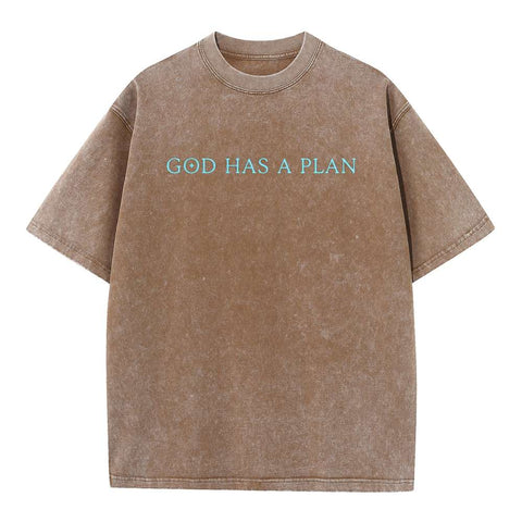 God Has a Plan Oversized Streetwear Tee