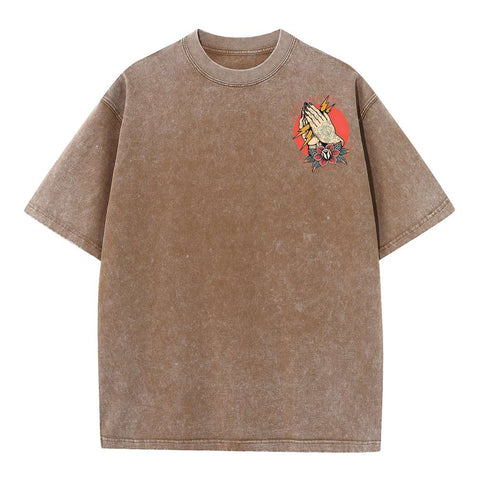 Pray About It Chrsitian Washed T-Shirt