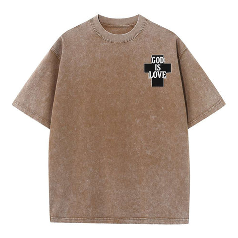 God Is Love Oversized Vintage Streetwear Tee