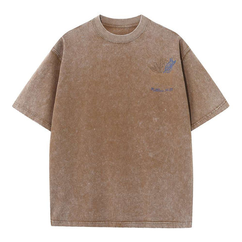 Fish & Loaves Christian Washed T-Shirt