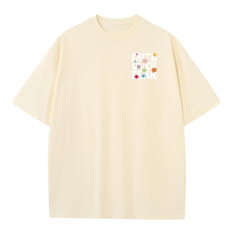 Faith Over Fear Floral Graphic Tee
