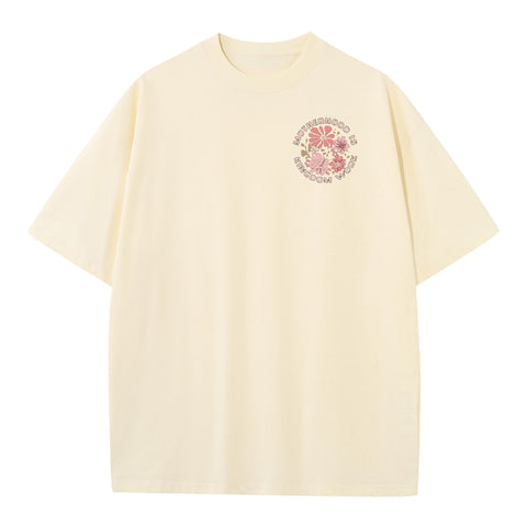 Motherhood is Kingdom Work Floral Graphic Tee