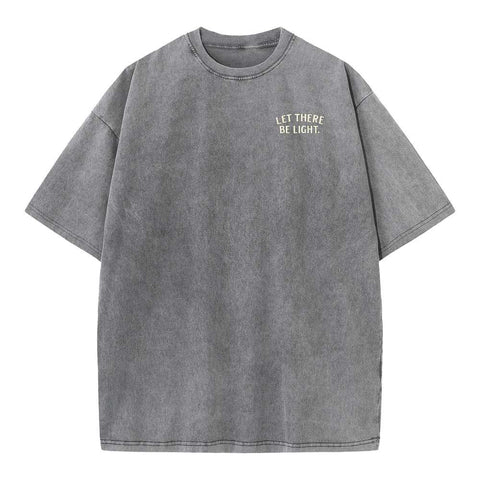 Let There Be Light Vintage Oversized Tee