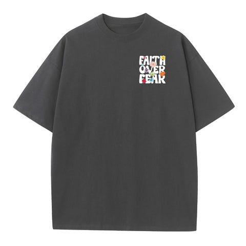 Faith Over Fear Floral Graphic Tee