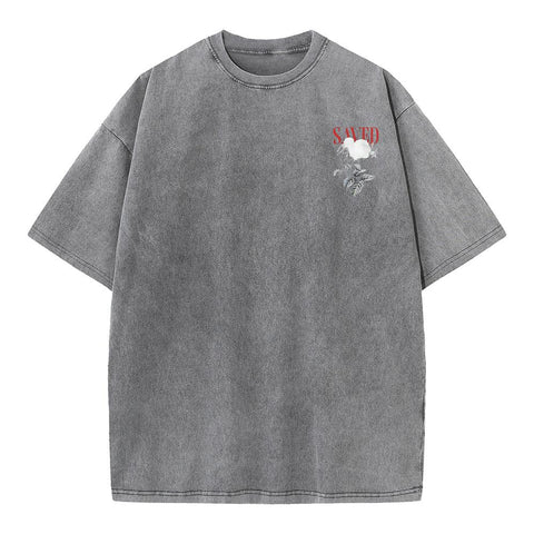Saved By Grace Christian Washed T-Shirt