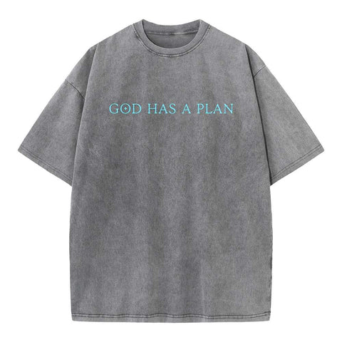God Has a Plan Oversized Streetwear Tee