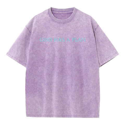 God Has a Plan Oversized Streetwear Tee