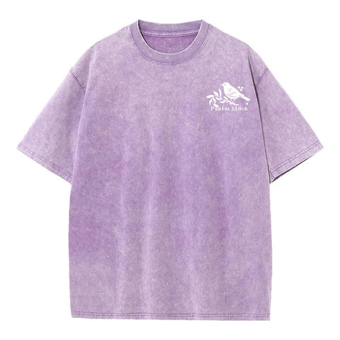 Let Everything That Has Breath Christian Washed T-Shirt