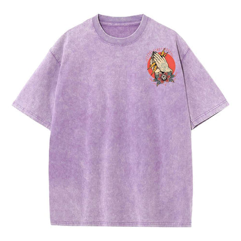 Pray About It Chrsitian Washed T-Shirt