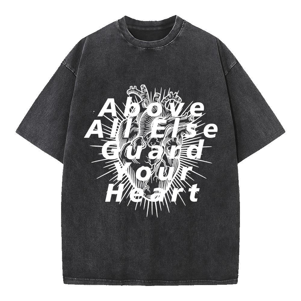 Guard Your Heart Oversized Graphic Tee