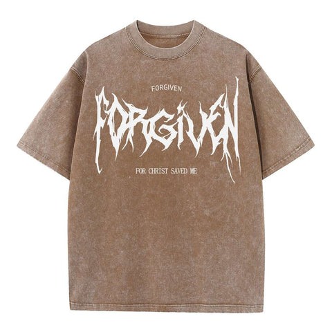 Forgiven Christian Washed T-Shirt