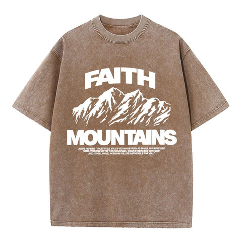Faith Moves Mountains Vintage Tee