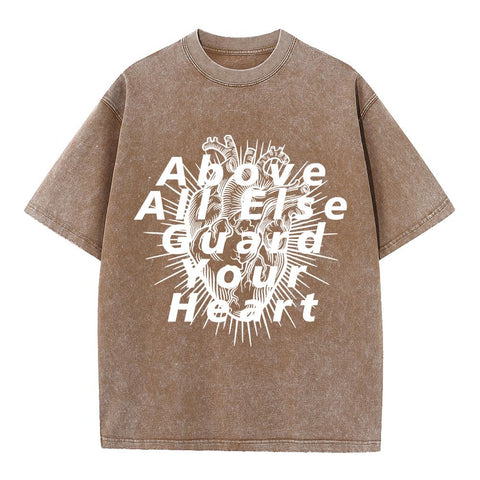 Guard Your Heart Oversized Graphic Tee