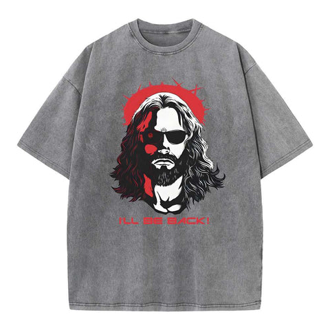 I'll Be Back Christian Washed T-Shirt