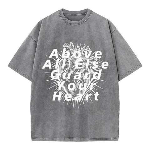 Guard Your Heart Oversized Graphic Tee