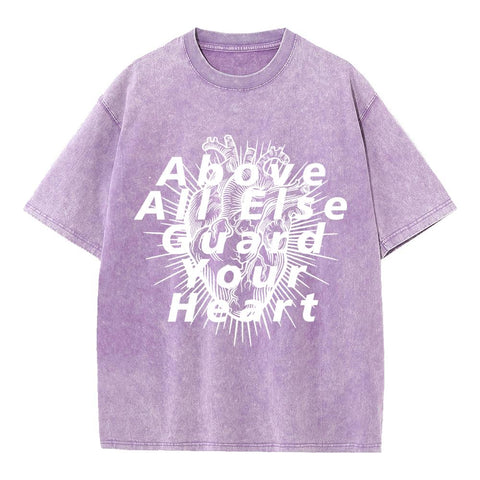 Guard Your Heart Oversized Graphic Tee