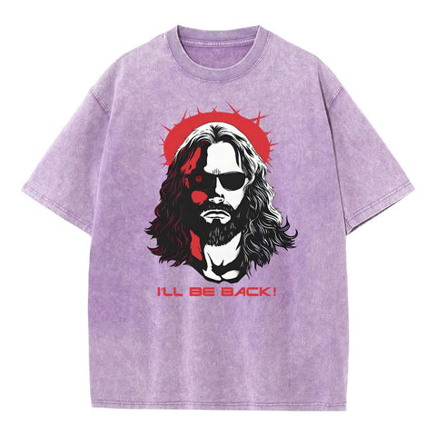 I'll Be Back Christian Washed T-Shirt