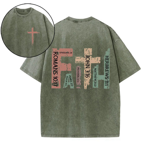 Faith Christian Washed T-Shirt
