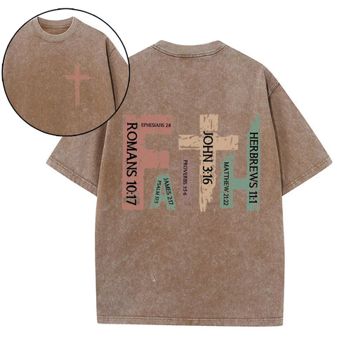 Faith Christian Washed T-Shirt