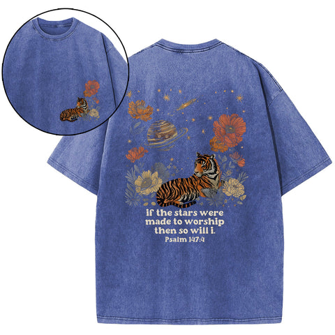 If The Stars Were Made To Worship Christian Washed T-Shirt