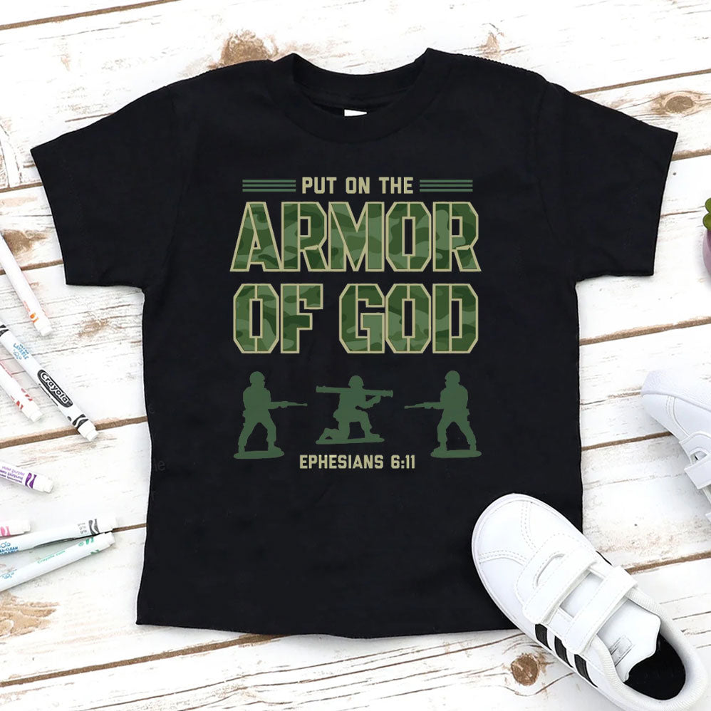 Put On The Armor Of God Christian Kid T-Shirt