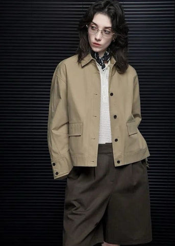 Sandline Minimal Utility Jacket with Front Flap Pockets