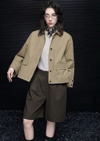 Sandline Minimal Utility Jacket with Front Flap Pockets