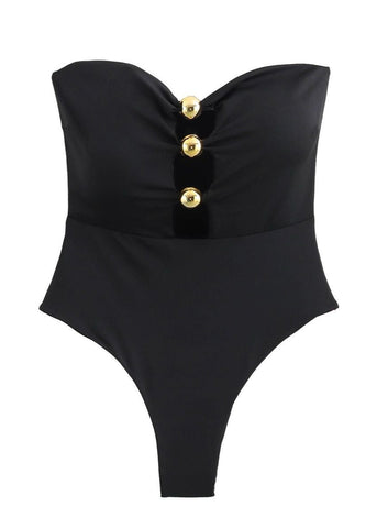 Isla Bandeau Ring One-Piece Swimsuit