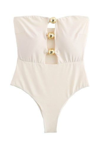 Isla Bandeau Ring One-Piece Swimsuit