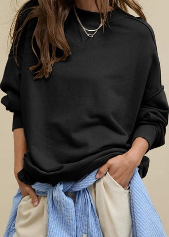 IvoryLay Relaxed Fit Crewneck Sweatshirt