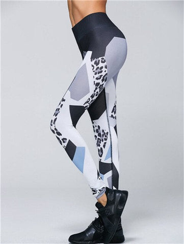 UG Sexy Fitness Yoga Sport Pants Push Up Women Gym Running Leggings Jegging Tights High Waist print Pants Joggers Trousers