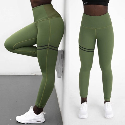 Women Sports Yoga Pants Workout Gym Fitness Athletic Sport Leggings Running Pants Women Stretchy Gym Jogging Tights Black Red